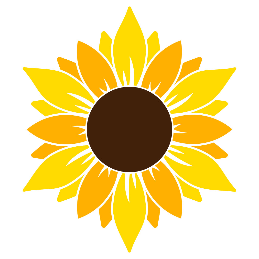 Sunflower SVG Unique Vector art - JDQCreative