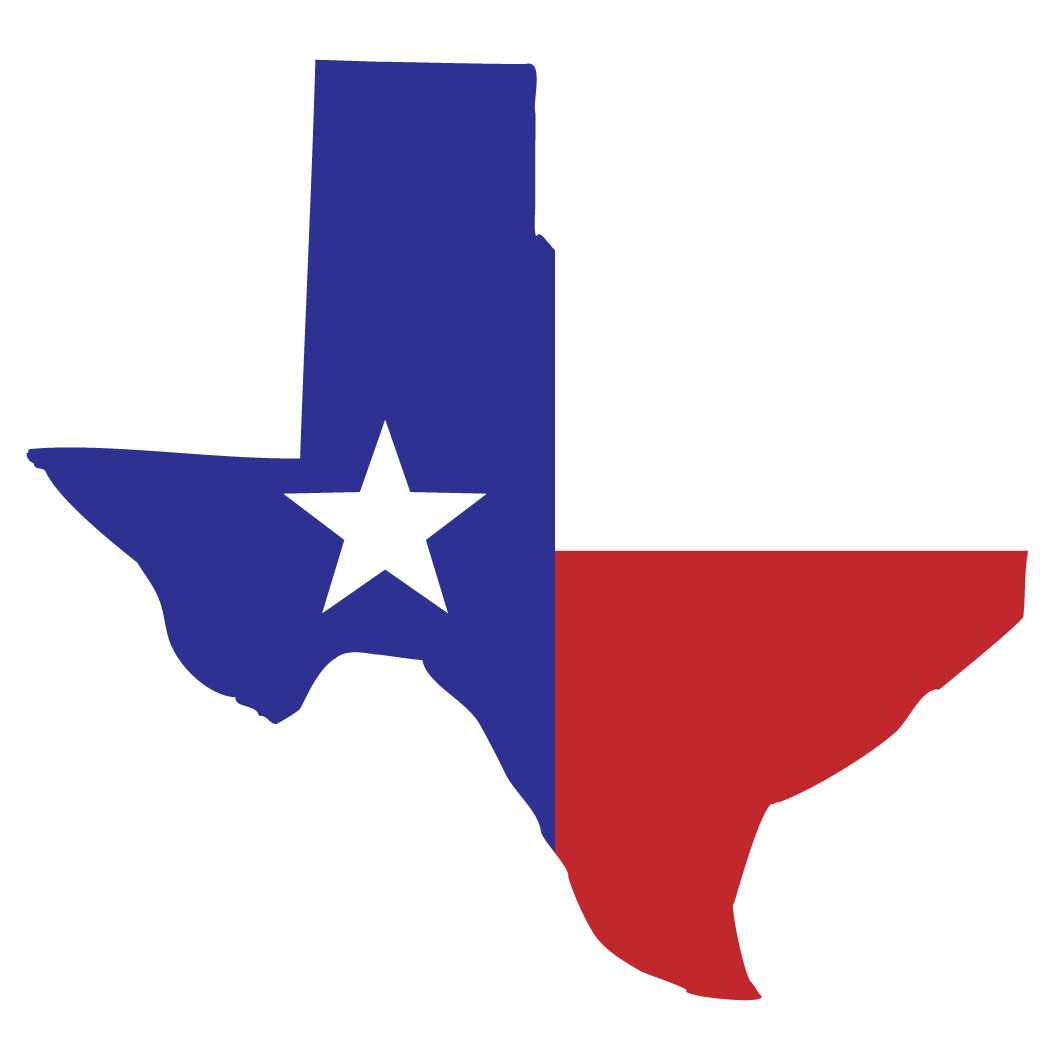 Texas Shaped Flag SVG Vector art - JDQCreative